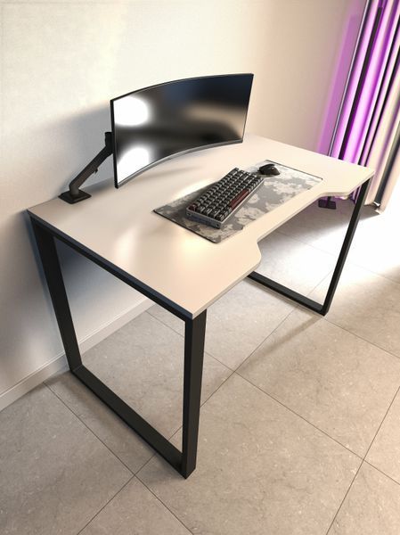 Геймерский стол N GAMING M 100&times;60 см &mdash; Белый NA92 фото