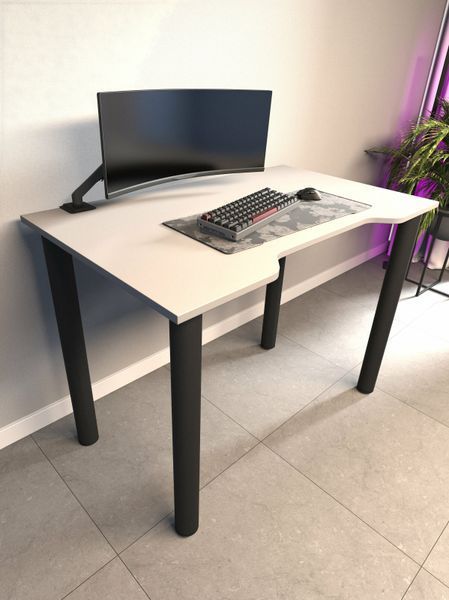 Геймерский стол X GAMING 100&times;60 см &mdash; Белый NA75 фото
