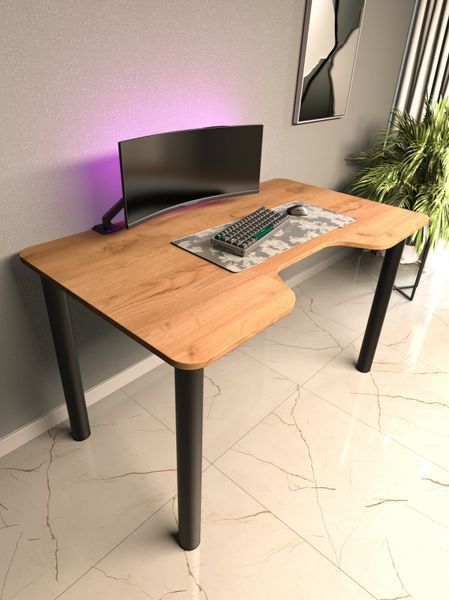 Геймерский стол PRO GAMING 120&times;68 см &mdash; дуб Аппалачи NA80 фото